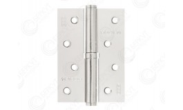 Петля стальная НОРА-М 750-4"-FHP-ECO (мат.хром.покр.)левая (100х70х2,5)