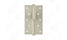 Петля стальная НОРА-М 750-5'' (мат. никель) правая (125x75x2.5)